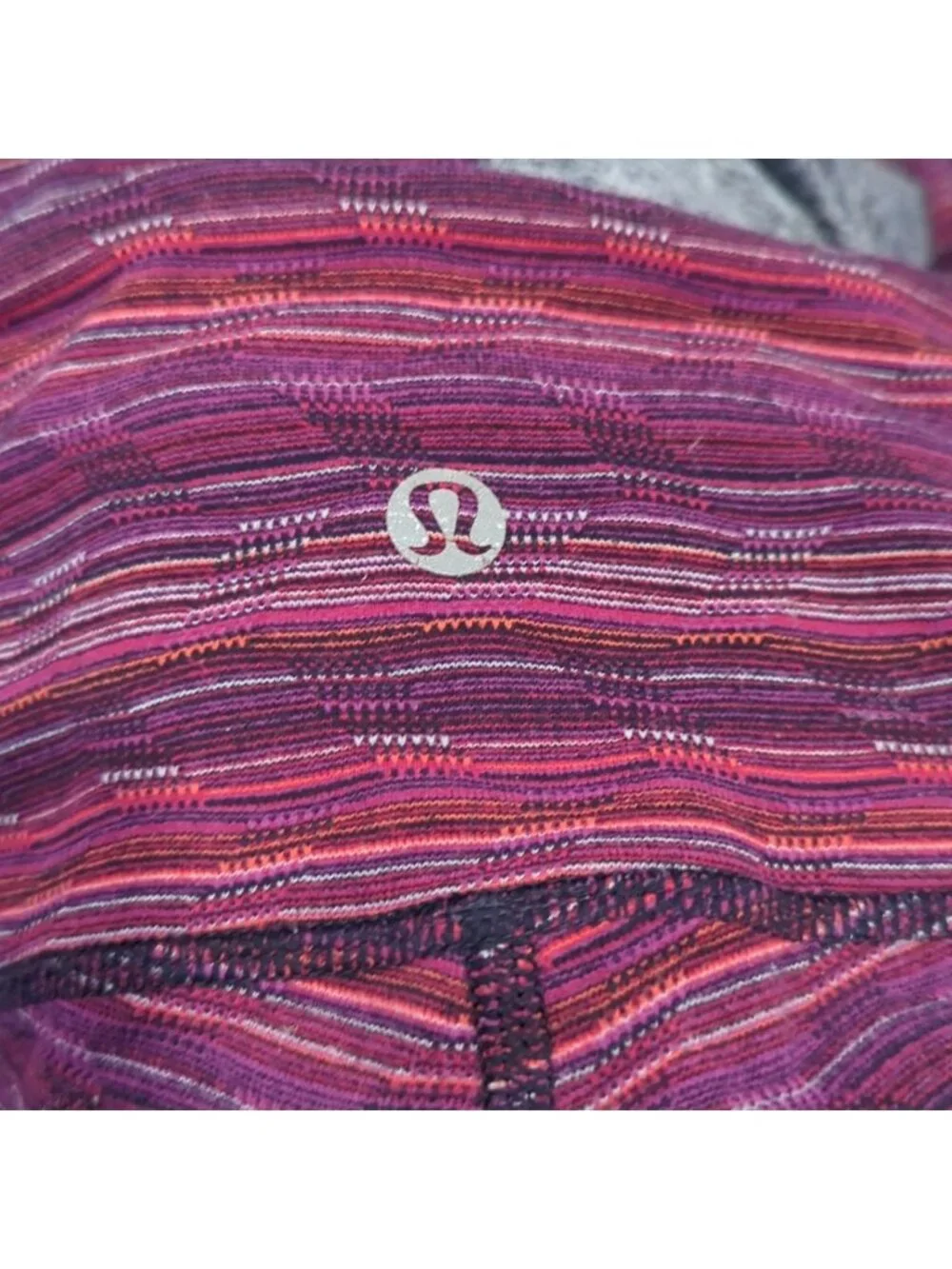 Lululemon Wunder Under Pant III Space Dye Twist Regal Plum Alarming
